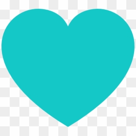 Heart Png - Teal Heart Clipart, Transparent Png - blue heart png