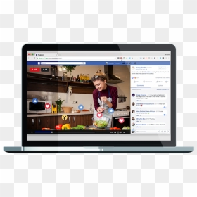 Facebook Live Cooking Show Comments Emojis And Views - Facebook Live Questions, HD Png Download - facebook live logo png
