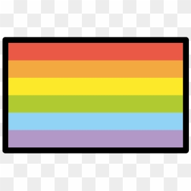 Rainbow Flag Emoji Clipart - Orange, HD Png Download - cuba flag png