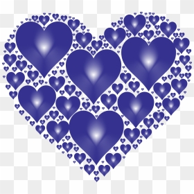Clipart Hearts Light Blue - Heart Shape Love, HD Png Download - blue heart png