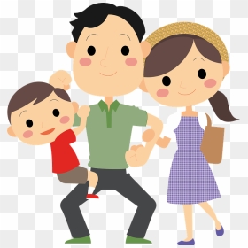 Family Father Mother Son Clipart - Cartoon, HD Png Download - father png