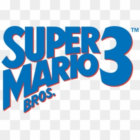Super Mario Bros 3 Logo - Mario Bros Logos Png, Transparent Png - wii u logo png