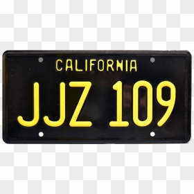 Jjz 109, HD Png Download - license plate png