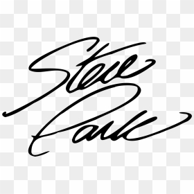 Steve Park Signature Logo Png Transparent - Signature, Png Download - steve png
