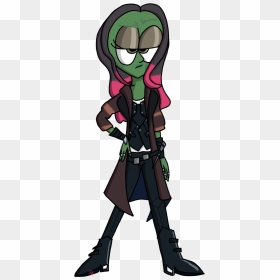 And The Next Guardian Of The Galaxy Is Finished, With - Cartoon, HD Png Download - gamora png