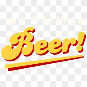 Beer Delivery Header Lettering - Peruibest, HD Png Download - slice of pizza png