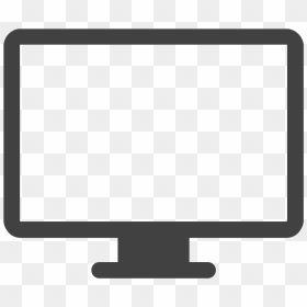Tv Monitor Icon Clipart - Monitor Vector Png, Transparent Png - pc icon png