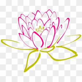 Abstract Clip Art, HD Png Download - water lily png