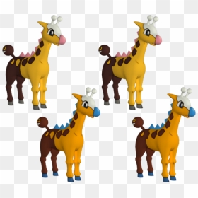 Shiny Girafarig Pokemon Go, HD Png Download - lapras png