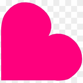 Blue Heart Svg Clip Arts - Bright Pink Hearts, HD Png Download - blue heart png