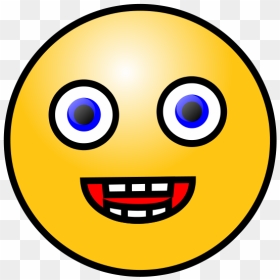 Laughing Face - Smiley Face Clip Art, HD Png Download - creepy face png