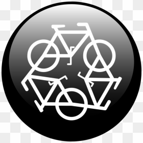 Logo,circle,symbol - Знак На Асфальте Велосипедной Дорожки, HD Png Download - recycle icon png