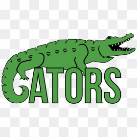 Kingsgate Gators Swim Team Logo - Crocodile, HD Png Download - gator png