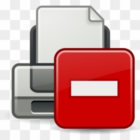 Printer Error Icon, HD Png Download - error png