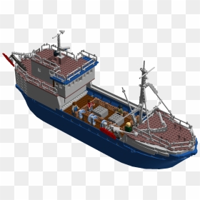 Vessel Png Transparent Image - Лего Рыболовецкое Судно, Png Download - fishing boat png