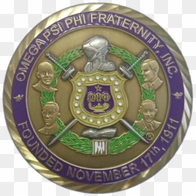 Omega Psi Phi Crest Png - Emblem, Transparent Png - omega psi phi shield png