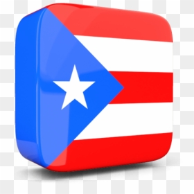 Glossy Square Icon 3d - Puerto Rico 3d Png, Transparent Png - bandera de puerto rico png