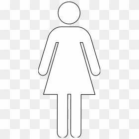 Bathroom Signs Women, HD Png Download - woman icon png