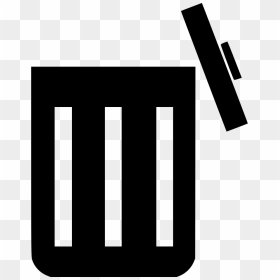Bin Container Open Recycle Trash - Open Trash Bin Icon, HD Png Download - recycle icon png