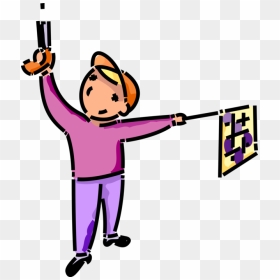 Png Transparent Stock Boy Fires Starter S Pistol To - Starting Race Gun Cartoon, Png Download - start png