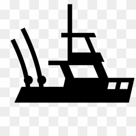 Fishing Boat Icon Png, Transparent Png - fishing boat png