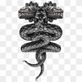 Tattoo Maya Quetzalcoatl Serpent Double-headed Civilization - Dibujos De Quetzalcoatl Para Tatuar, HD Png Download - serpent png