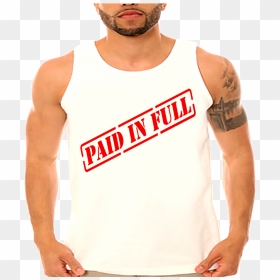 Paid In Full Stamp Men"s Tank T - Transparent Background Paid Stamp, HD Png Download - paid in full png