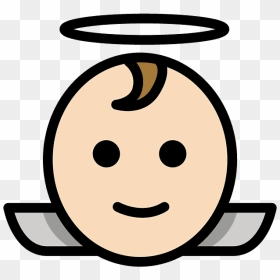 Baby Angel Emoji Clipart - Portable Network Graphics, HD Png Download - angel emoji png
