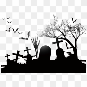 Cemetery Png Download - Halloween, Transparent Png - cemetery png