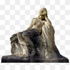 Graveyard Statue Png, Transparent Png - cemetery png