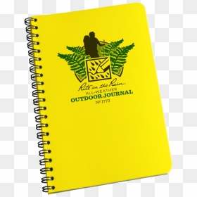 Yellow Journal, HD Png Download - spiral notebook png