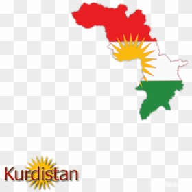 Kurdistan Flag - Kurdistan Flag Png, Transparent Png - dominican republic flag png