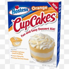 Hostess™ Orange Cupcakes Dessert Kit - Hostess Orange Cupcakes, HD Png Download - dessert png