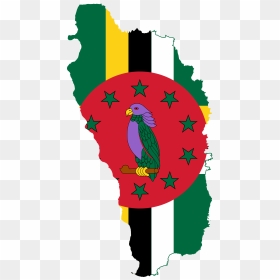 Dominica Flag Png - Map And Flag Of Dominica, Transparent Png - dominican republic flag png