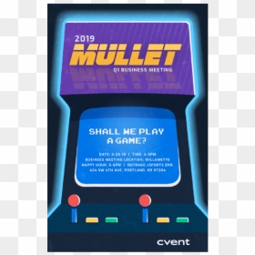 5 - Video Game Arcade Cabinet, HD Png Download - mullet png
