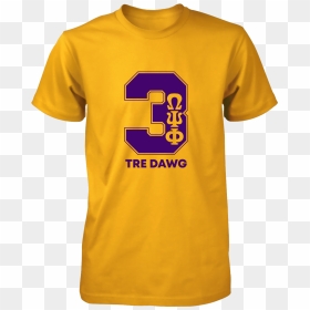 Omega Psi Phi Line Number T Shirt 1 11 Gold"  Data - Mighty Boosh Moon Shirt, HD Png Download - omega psi phi shield png