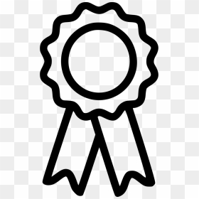 Winning Clipart Winner Tag - Prize Ribbon Clipart Black And White, HD Png Download - award icon png