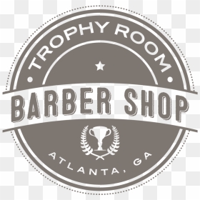 Trophy Room Logo Grey - Emblem, HD Png Download - barber png