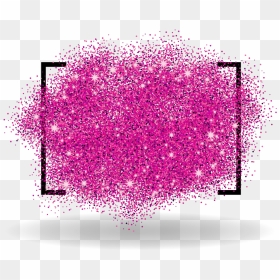 Frame Glitter Background 4asno4i - Pink Glitter Background Png Logo, Transparent Png - glitter background png