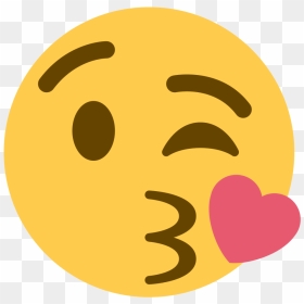 Emoji Face Throwing Kiss - Howth, HD Png Download - kiss emoji png