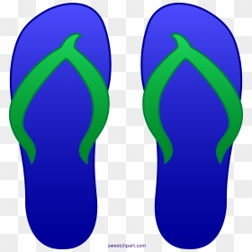 Clip Shoes Flip Flop - Clip Art Flip Flops, HD Png Download - flip flops png