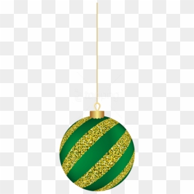 Free Png Christmas Hanging Ball Green Png - Christmas Ball Hanging Png, Transparent Png - balls png