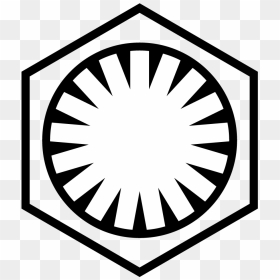 The First Order, Logo Republic Symbol, First Order, - Star Wars First Order Symbol, HD Png Download - jedi symbol png