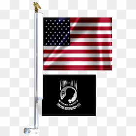 Motorcycle Flag Mount With - Pow Mia Flag, HD Png Download - america flag png