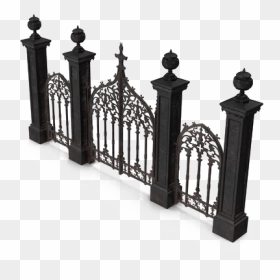 Cemetery Gates Png Free Download - Modelos De Puertas De Cementerios, Transparent Png - cemetery png