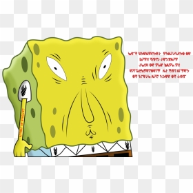 Transparent Disgusted Face Png - Portable Network Graphics, Png Download - spongebob.png