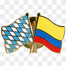 Colombia Friendship Flag Pin, Badge - Flag, HD Png Download - colombia flag png