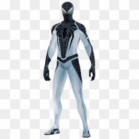 S Spider-man Wiki - Spider Man Ps4 Negative Suit Hot Toys, HD Png Download - spoderman png