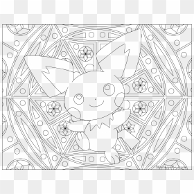 Raichu Pokemon Coloring Page Windingpathsart , Png - Mewtwo Pokemon Coloring Pages, Transparent Png - pichu png