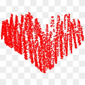 Transparent Background Scribble Heart Png, Png Download - heart png images with transparent background